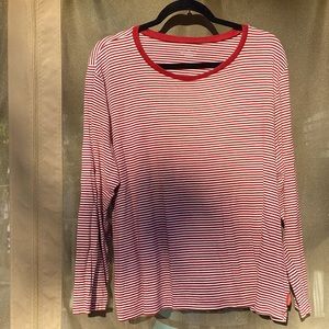 Liz Claiborne ribbed long sleeved tee, 3X.